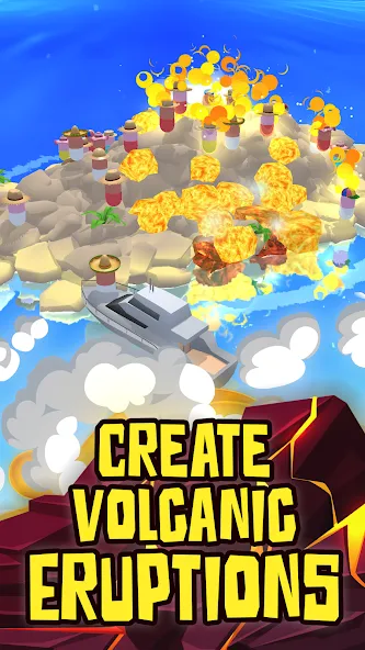 Volcano Island - Sim Game (Вулканический остров)  [МОД Все открыто] Screenshot 5