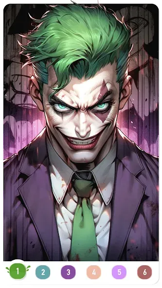 Clown Color, Paint by number  [МОД Много денег] Screenshot 3