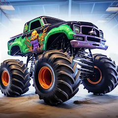 Взломанная Monster truck: Extreme racing  [МОД Menu] - полная версия apk на Андроид