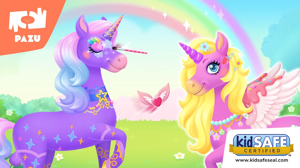 My Unicorn dress up for kids  [МОД Бесконечные деньги] Screenshot 1