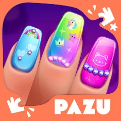 Скачать взломанную Girls Nail Salon - Kids Games  [МОД Mega Pack] - последняя версия apk на Андроид