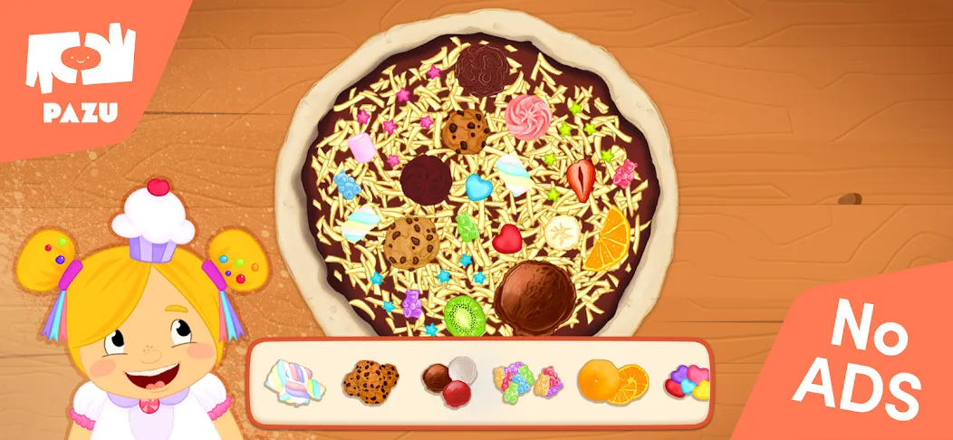 Pizza maker cooking games  [МОД Бесконечные монеты] Screenshot 2