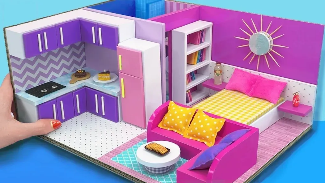 Girl Doll House Design Games (Дизайнерские игры для девочек Домик для кукол)  [МОД Много монет] Screenshot 5