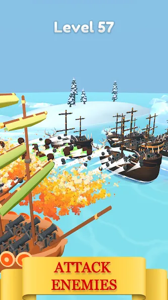 Merge Pirates (Мердж Пираты)  [МОД Много монет] Screenshot 2