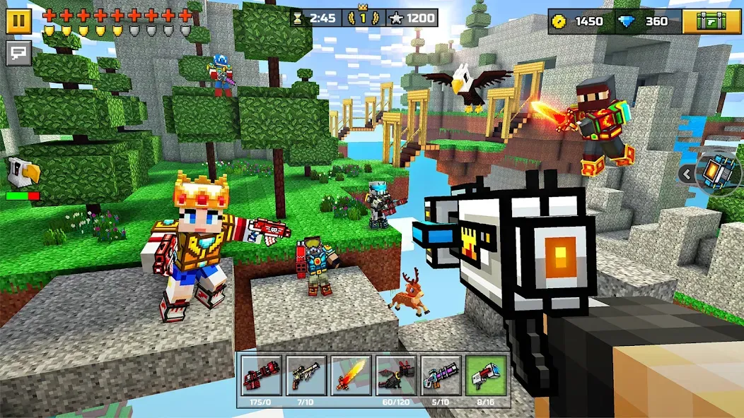 Pixel Gun 3D - FPS Shooter (Пиксельный пистолет 3Д)  [МОД Mega Pack] Screenshot 2