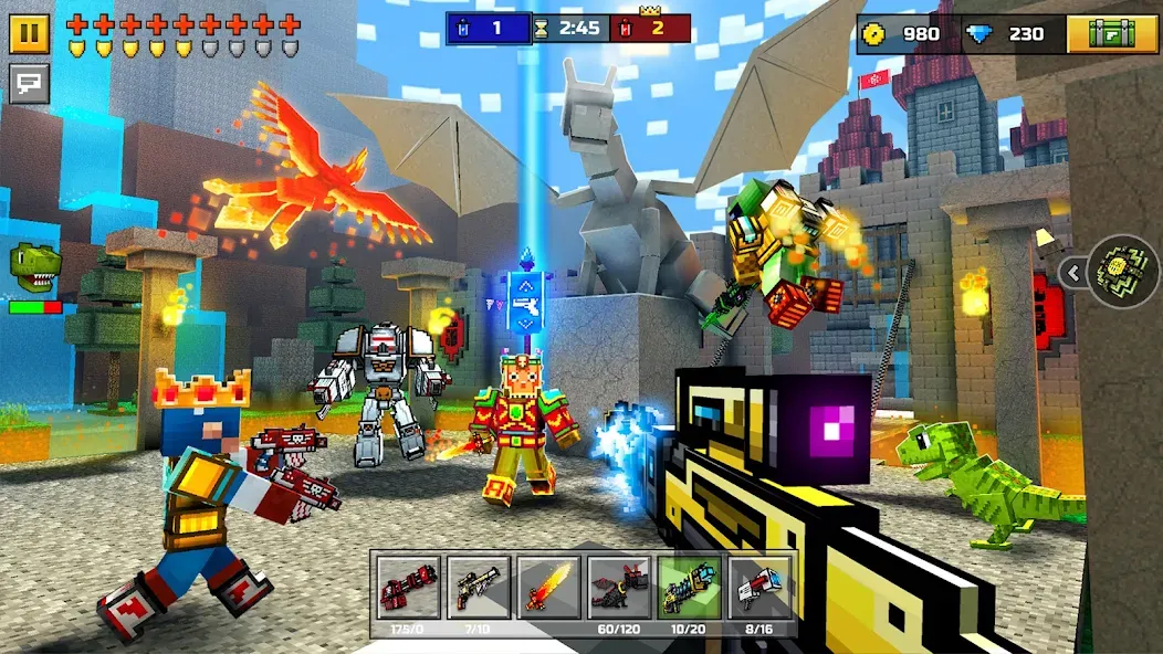 Pixel Gun 3D - FPS Shooter (Пиксельный пистолет 3Д)  [МОД Mega Pack] Screenshot 3