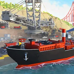 Взломанная Port City: Ship Tycoon (Порт Сити)  [МОД Menu] - стабильная версия apk на Андроид