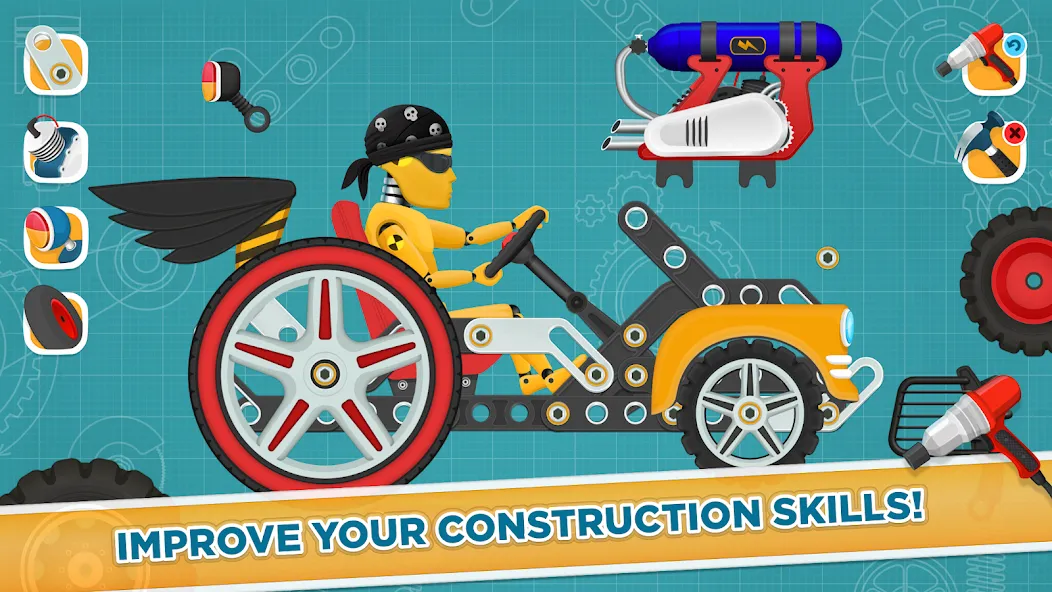 Car Builder & Racing for Kids  [МОД Много денег] Screenshot 4