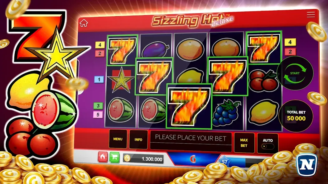 Gaminator Online Casino Slots  [МОД Бесконечные монеты] Screenshot 2