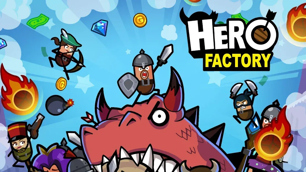 Hero Factory - Idle tycoon (Хиро Фактори)  [МОД Unlocked] Screenshot 3