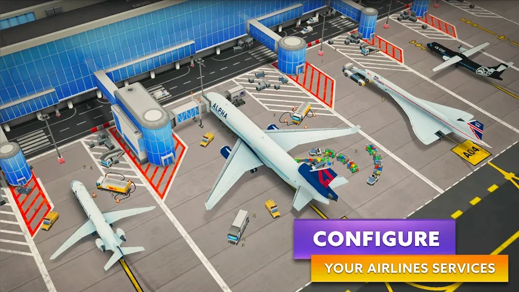 Airport Simulator: Tycoon Inc. (Эйрпорт Симулятор)  [МОД Много денег] Screenshot 3