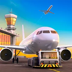 Взломанная Airport Simulator: Tycoon Inc. (Эйрпорт Симулятор)  [МОД Много денег] - последняя версия apk на Андроид