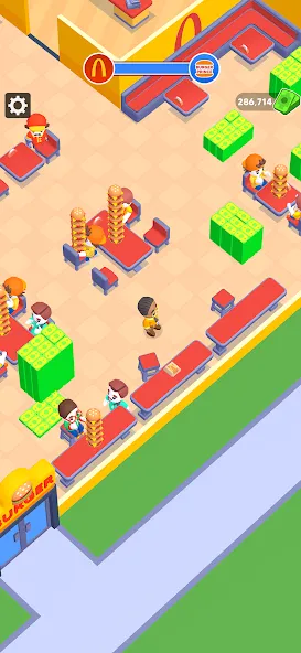 My Burger Shop: Burger Games (Май Бургер Шоп Игры)  [МОД Меню] Screenshot 1