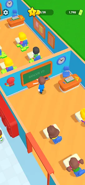 My Dream School Tycoon Games (Мои игры владения школой мечты)  [МОД Бесконечные монеты] Screenshot 1