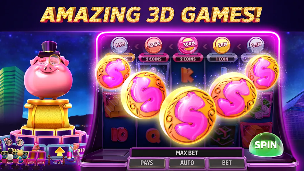 POP! Slots™ Vegas Casino Games  [МОД Все открыто] Screenshot 4