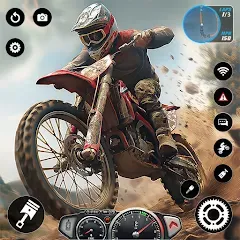 Скачать взломанную Motocross MX Dirt Bike Games  [МОД Меню] - стабильная версия apk на Андроид
