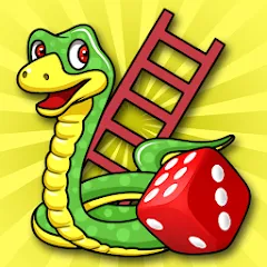 Взломанная Snakes & Ladders: Online Dice!  [МОД Unlocked] - стабильная версия apk на Андроид