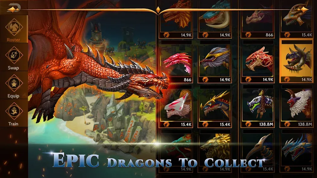 War Dragons (Вар Драгонс)  [МОД Menu] Screenshot 4