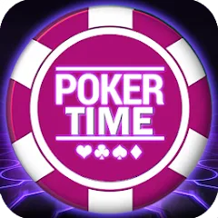 Взломанная Poker Time- Pulsa Texas Holdem (Покер Тайм)  [МОД Menu] - полная версия apk на Андроид