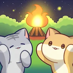 Взломанная Cat Forest - Healing Camp  [МОД Menu] - последняя версия apk на Андроид