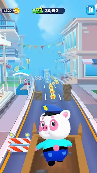 Piggy Panda Run: Fun Game  [МОД Unlocked] Screenshot 4