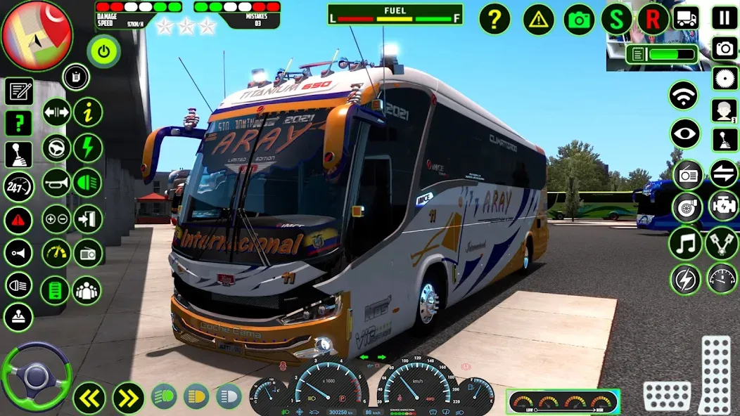 Euro Coach Bus Simulator 3D (Паблик Коуч Бас Драйвинг 3Д)  [МОД Menu] Screenshot 1