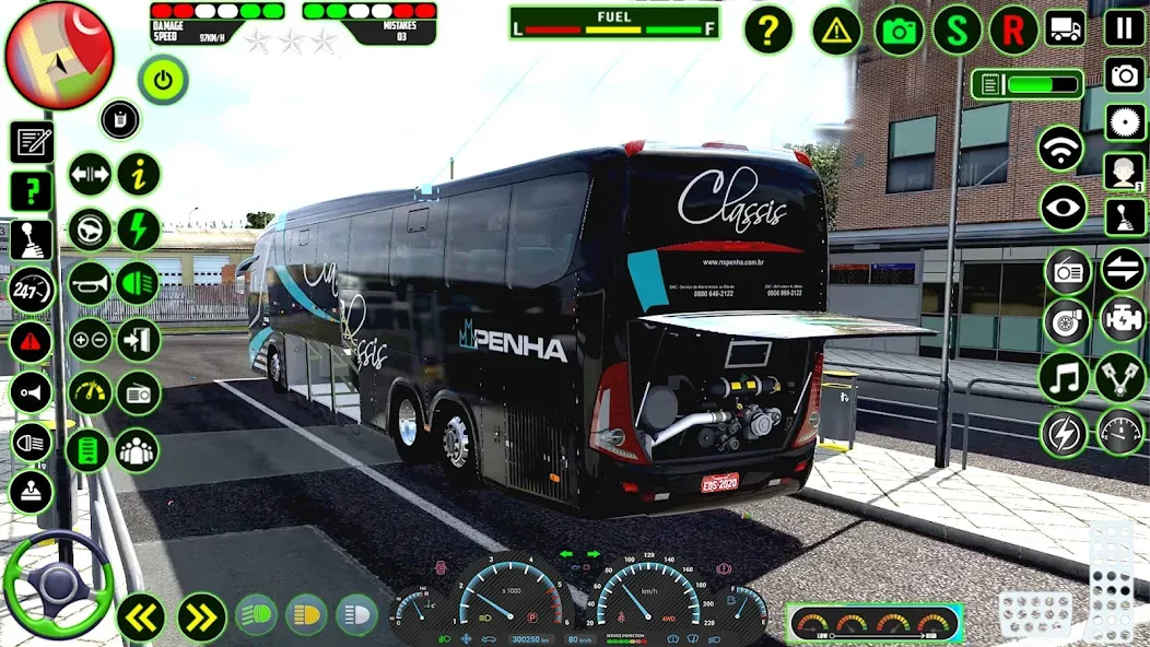 Euro Coach Bus Simulator 3D (Паблик Коуч Бас Драйвинг 3Д)  [МОД Menu] Screenshot 2