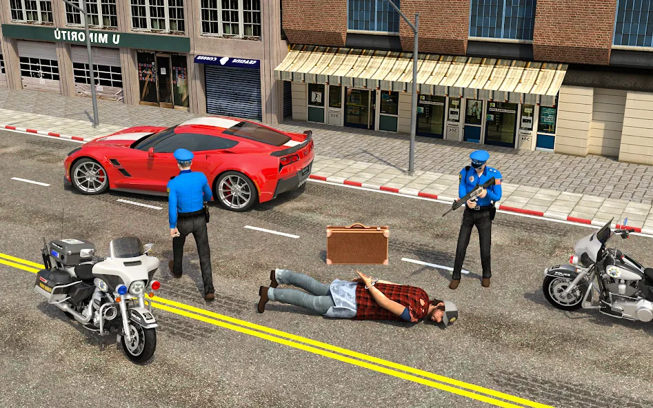 City Police Car Driving Games  [МОД Много денег] Screenshot 2