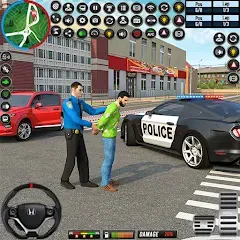 Скачать взлом City Police Car Driving Games  [МОД Много денег] - последняя версия apk на Андроид