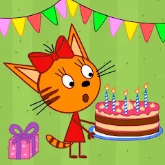 Взлом Kid-E-Cats: Kids birthday  [МОД Mega Pack] - полная версия apk на Андроид