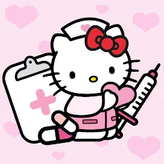 Взлом Hello Kitty: Kids Hospital (Хелло Китти)  [МОД Много монет] - последняя версия apk на Андроид