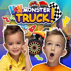 Взломанная Monster Truck Vlad & Niki  [МОД Много денег] - полная версия apk на Андроид