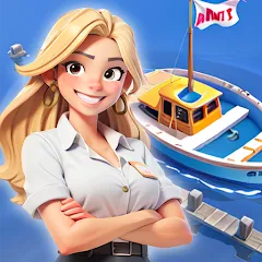 Скачать взлом Idle Seafood Market -Tycoon (Айдл Сифуд Маркет)  [МОД Mega Pack] - полная версия apk на Андроид