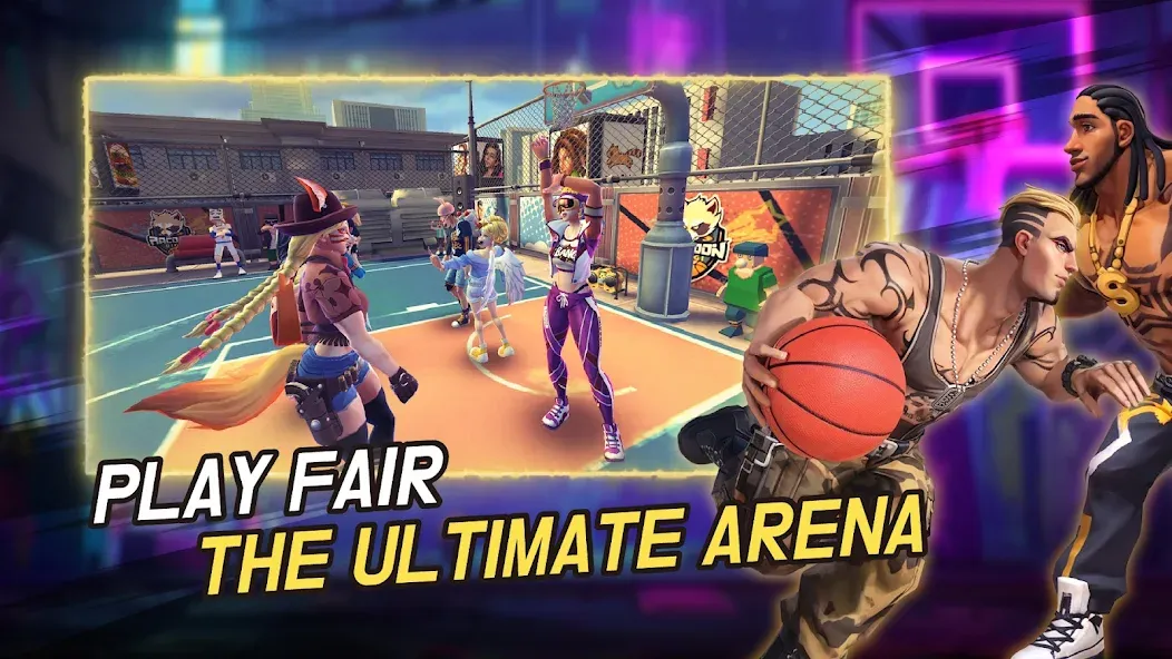 Streetball Allstar (тритбол Оллстар)  [МОД Много монет] Screenshot 2