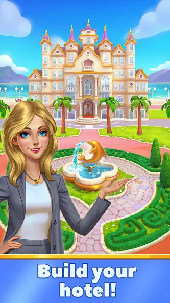 Emily's Hotel Solitaire  [МОД Бесконечные монеты] Screenshot 5