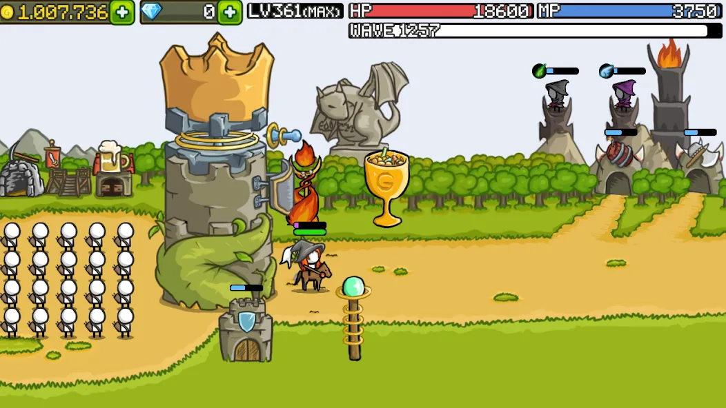 Grow Castle - Tower Defense (Гроу Касл)  [МОД Unlocked] Screenshot 5