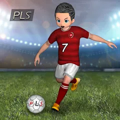 Скачать взломанную Pro League Soccer (Про лига футбола)  [МОД Unlimited Money] - стабильная версия apk на Андроид