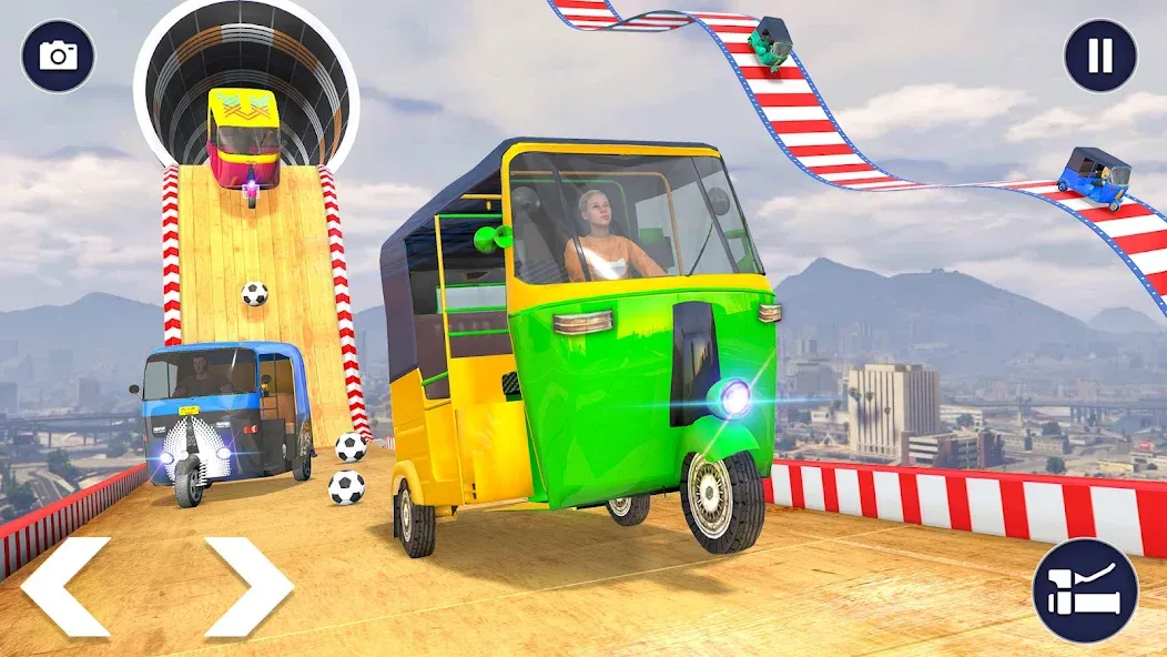 Tuk Tuk Auto Rickshaw Games 3D (Тук Тук Автомобильные рикши игры 3D)  [МОД Много монет] Screenshot 2