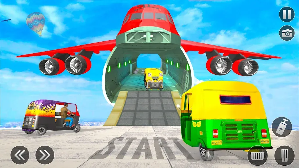 Tuk Tuk Auto Rickshaw Games 3D (Тук Тук Автомобильные рикши игры 3D)  [МОД Много монет] Screenshot 3