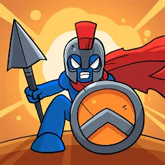 Скачать взлом Stick Battle: War of Legions (Стик битва)  [МОД Unlocked] - стабильная версия apk на Андроид
