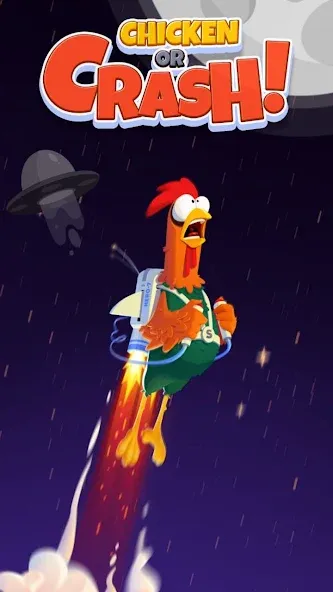 Chicken or Crash! Win Bitcoin.  [МОД Много денег] Screenshot 1