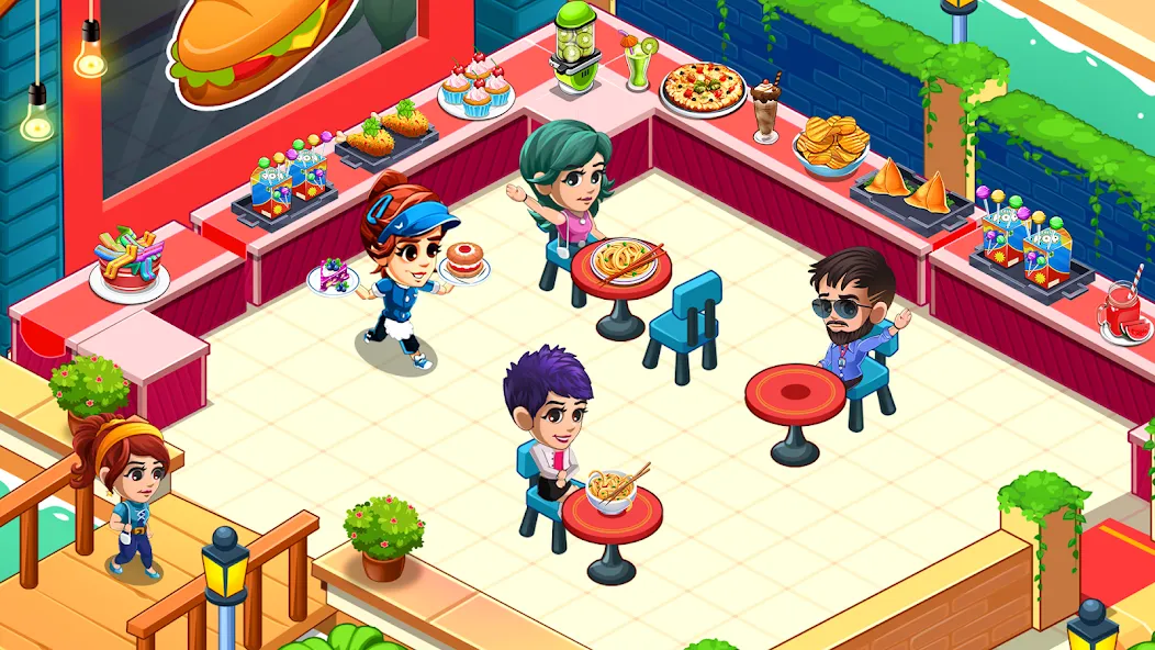 Cooking Restaurant Kitchen (Кукинг Ресторан Китчен)  [МОД Бесконечные деньги] Screenshot 2