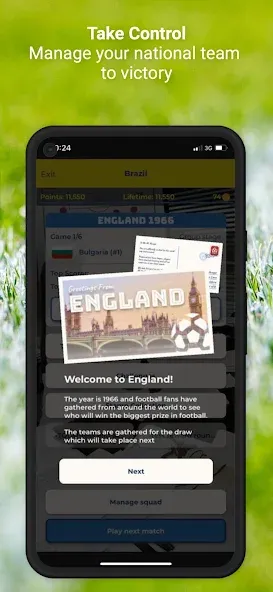 International Football Manager (Интернациональный футбольный менеджер)  [МОД Unlimited Money] Screenshot 4