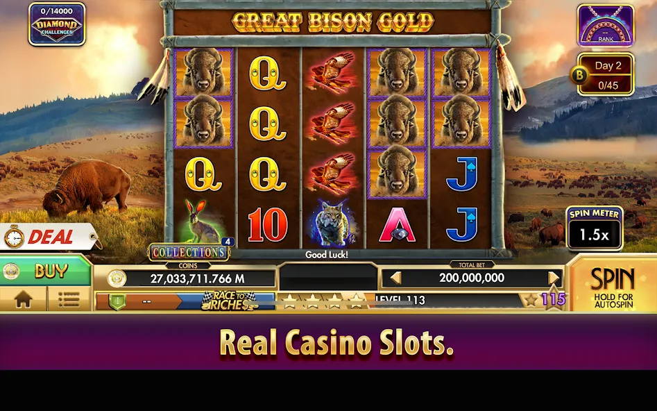 Black Diamond Casino Slots (СЛОТЫ)  [МОД Много денег] Screenshot 3