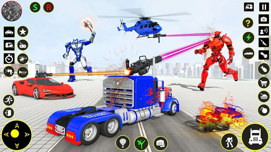 Truck Game - Car Robot Games  [МОД Все открыто] Screenshot 2