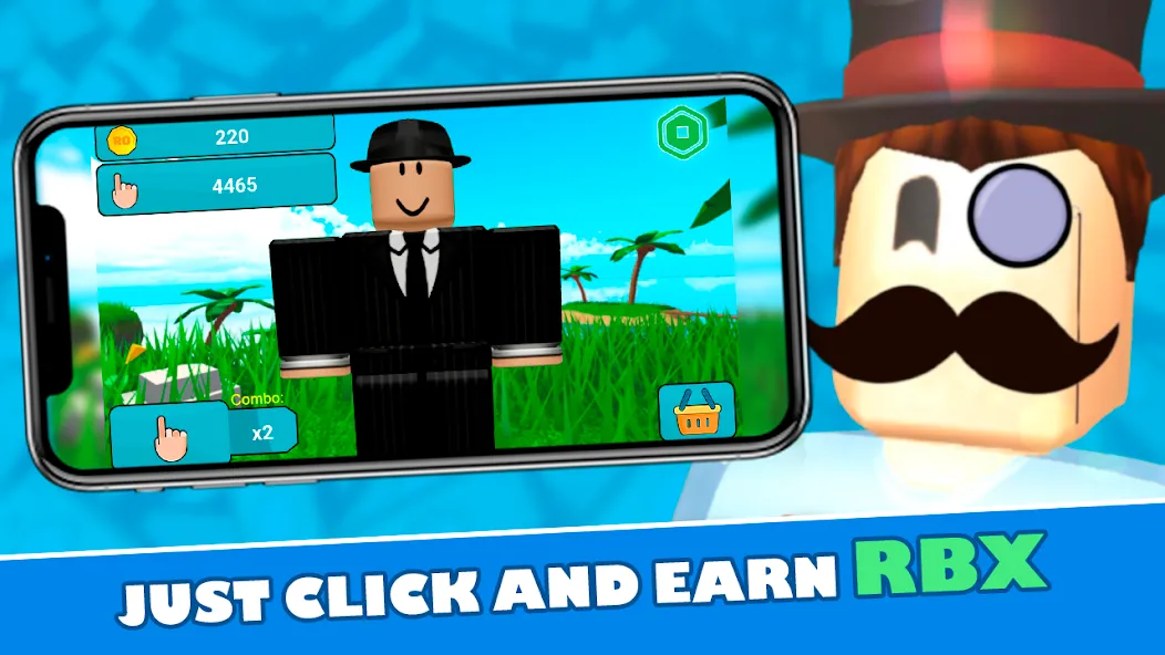 RoClicker - Robux (РоКликер)  [МОД Menu] Screenshot 1