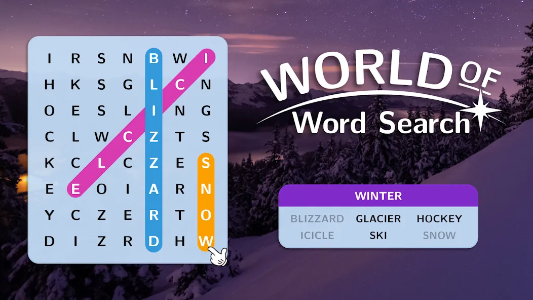 World of Word Search  [МОД Все открыто] Screenshot 5