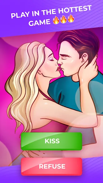 Kiss Me: Kissing Games 18+ (Кисс Ми)  [МОД Unlocked] Screenshot 1