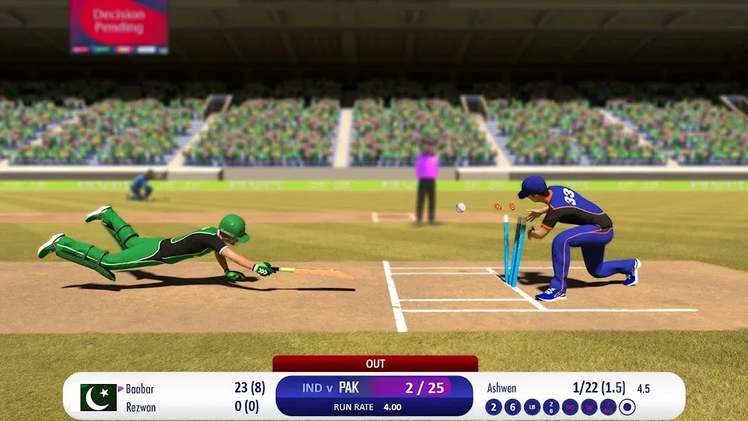 RVG Real World Cricket Game 3D (РВГ Реальная Мировая Крикетная Игра 3D)  [МОД Много денег] Screenshot 1