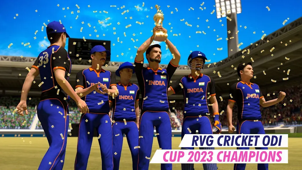 RVG Real World Cricket Game 3D (РВГ Реальная Мировая Крикетная Игра 3D)  [МОД Много денег] Screenshot 3